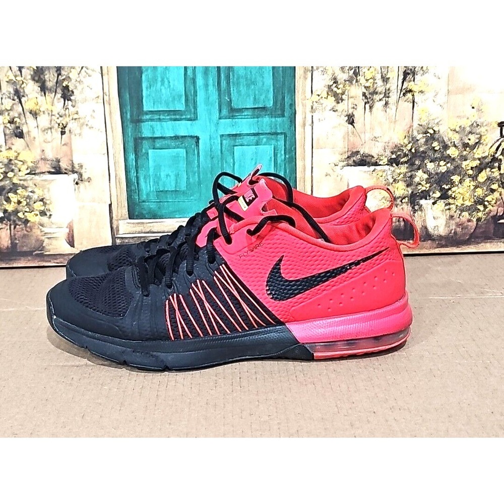 Nike Air Max Effort TR Men's Running Shoes‎ Size 12.5 Red/Black Flywire